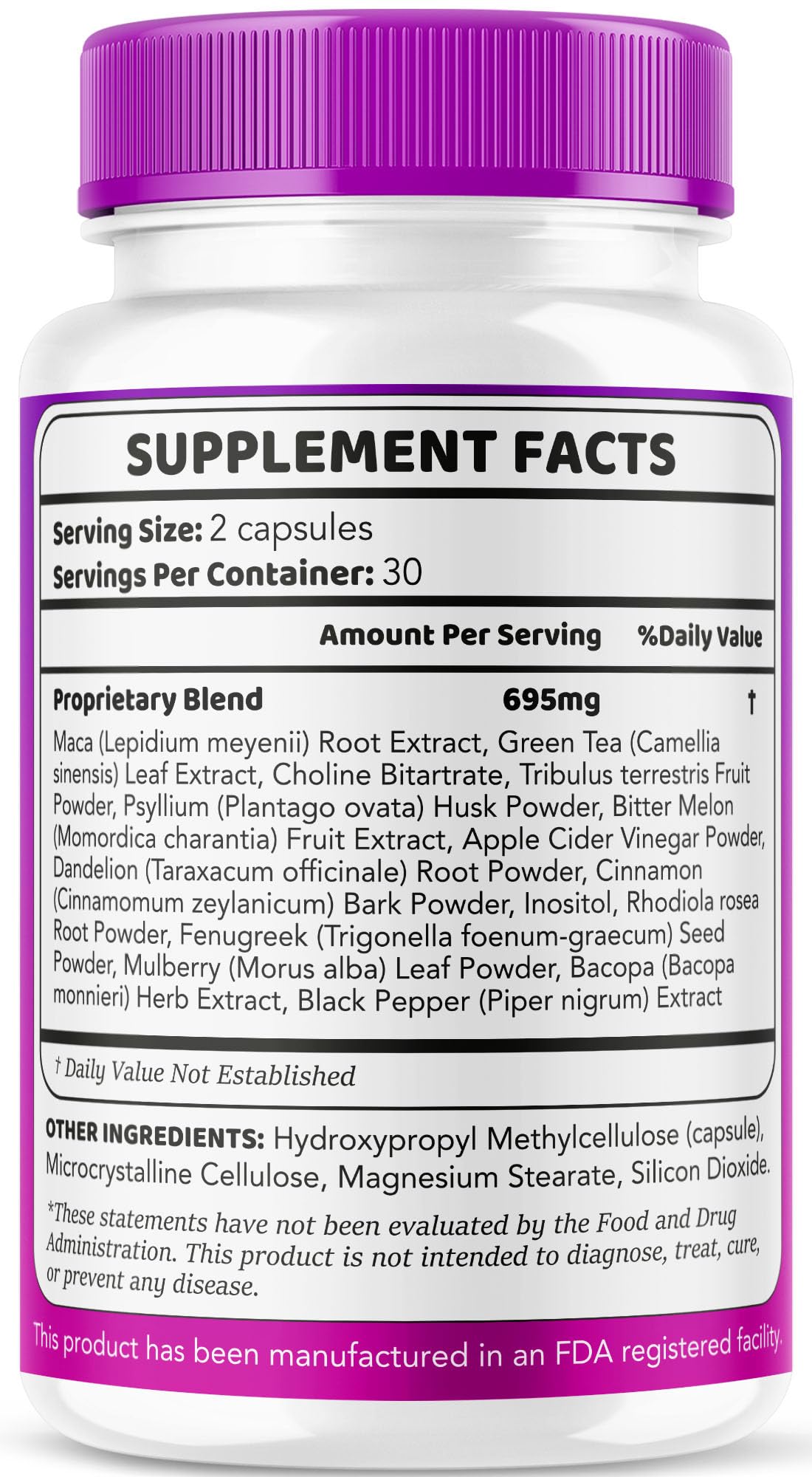 Natural Supplement 60 Capsules W600