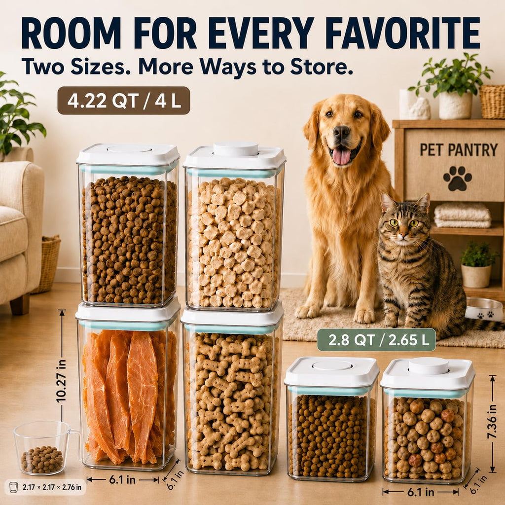 Airtight Dog Food Storage Container with Scoop P687870