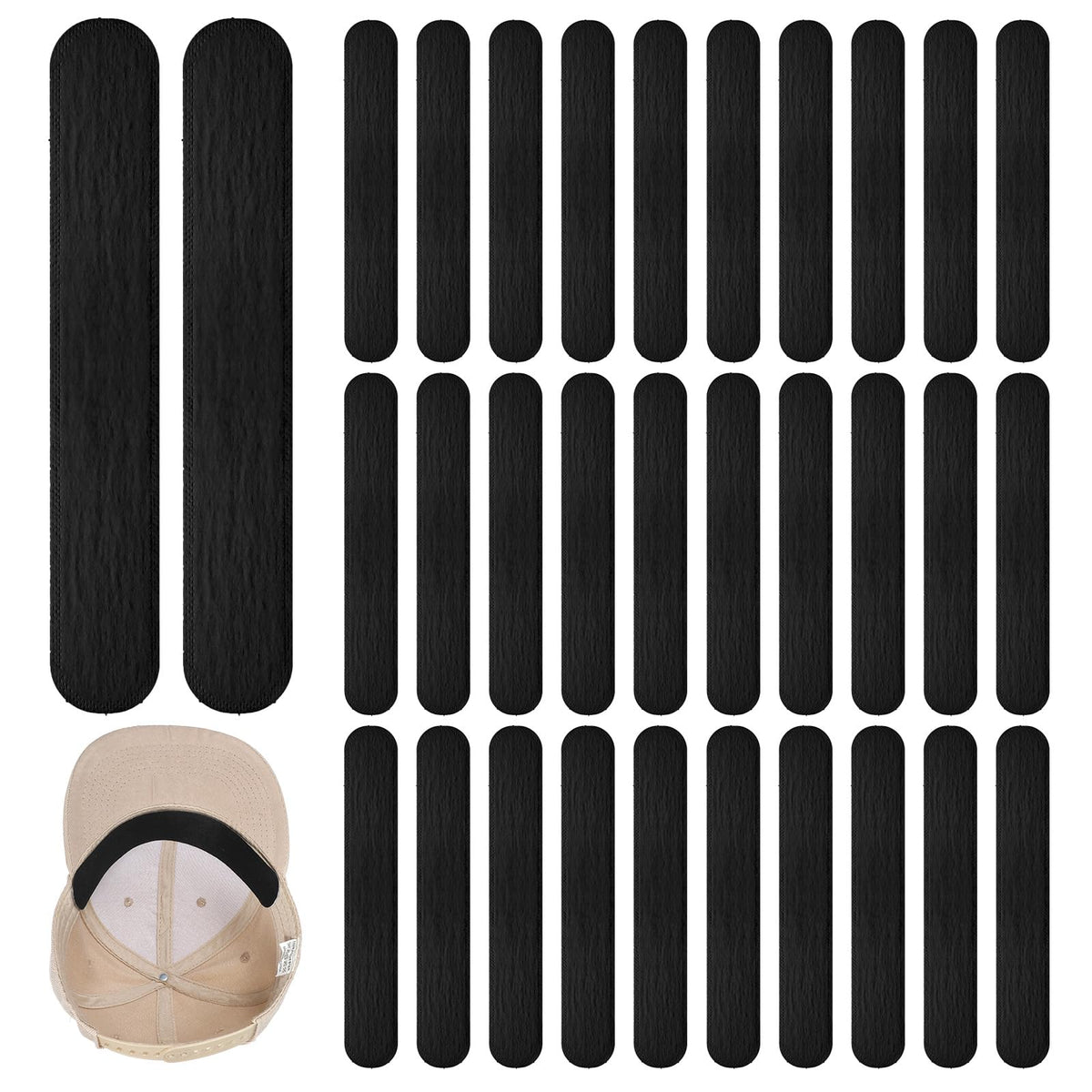 30 Pcs Disposable Hat Sweat Liner Sweatband Inserts J95019