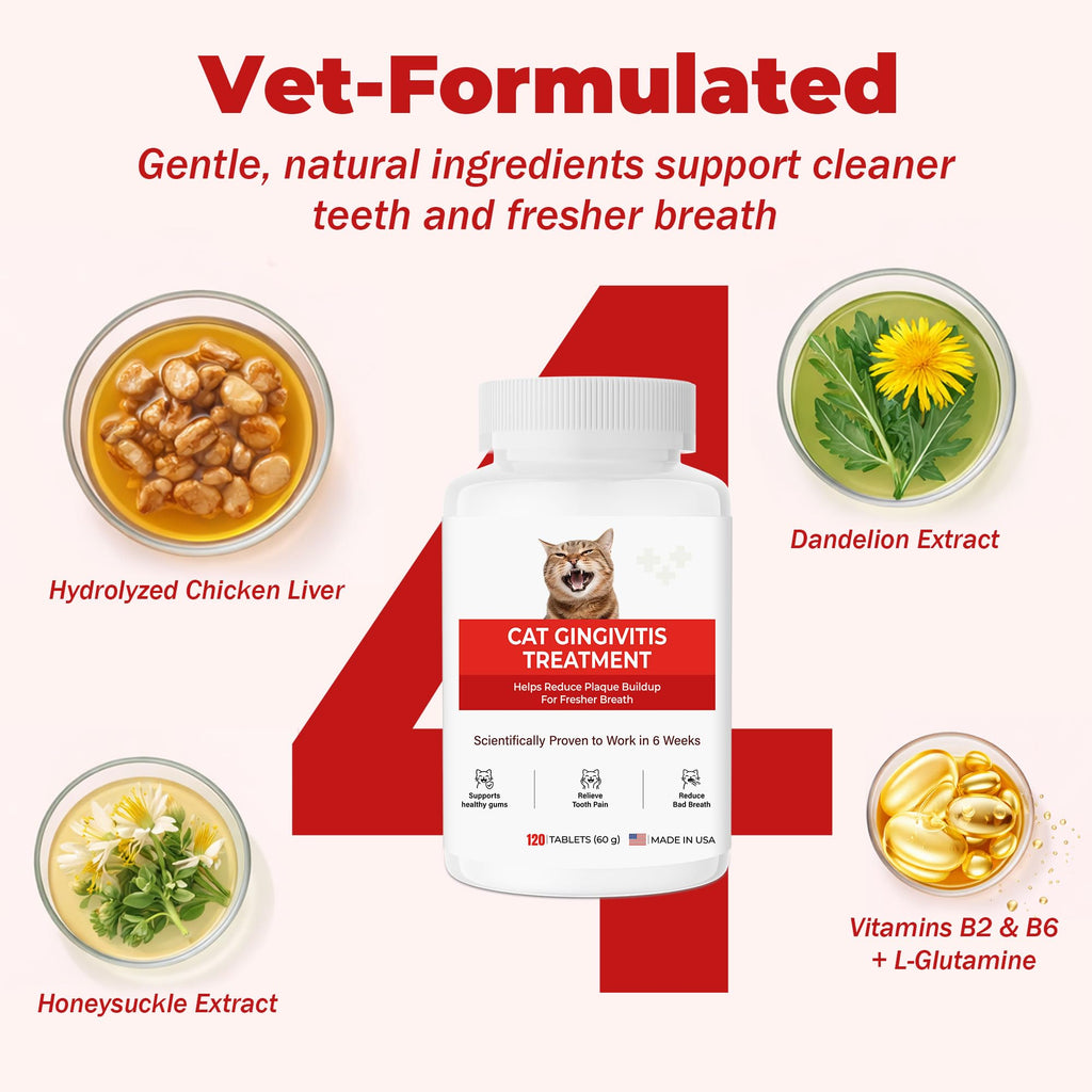 Cat Dental Care Tablets M6202