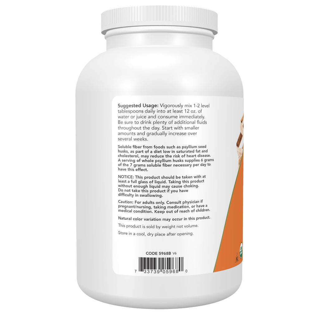 Organic Whole Psyllium Husks 12 oz A705639