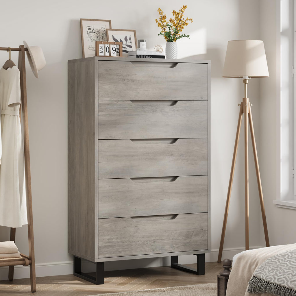 5 Drawer Vertical Dresser with Storage Z5933