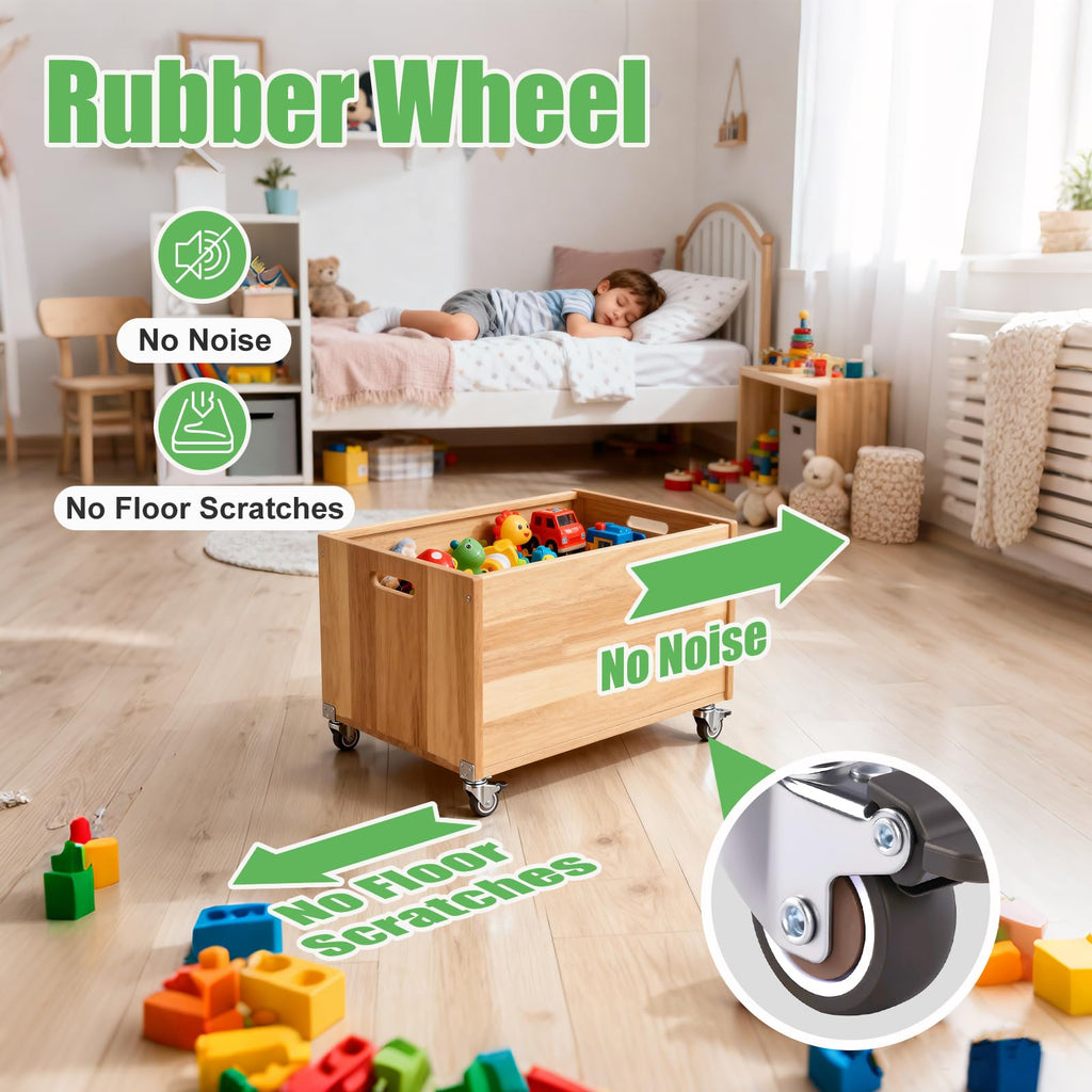 1" Low Profile Caster Wheels Set of 4 M1853