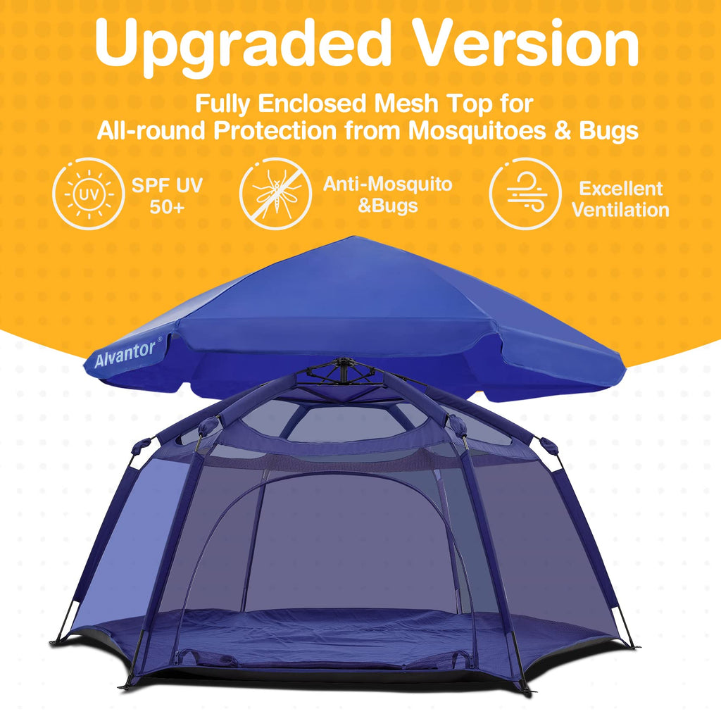 Portable Baby Playpen with Mesh D819