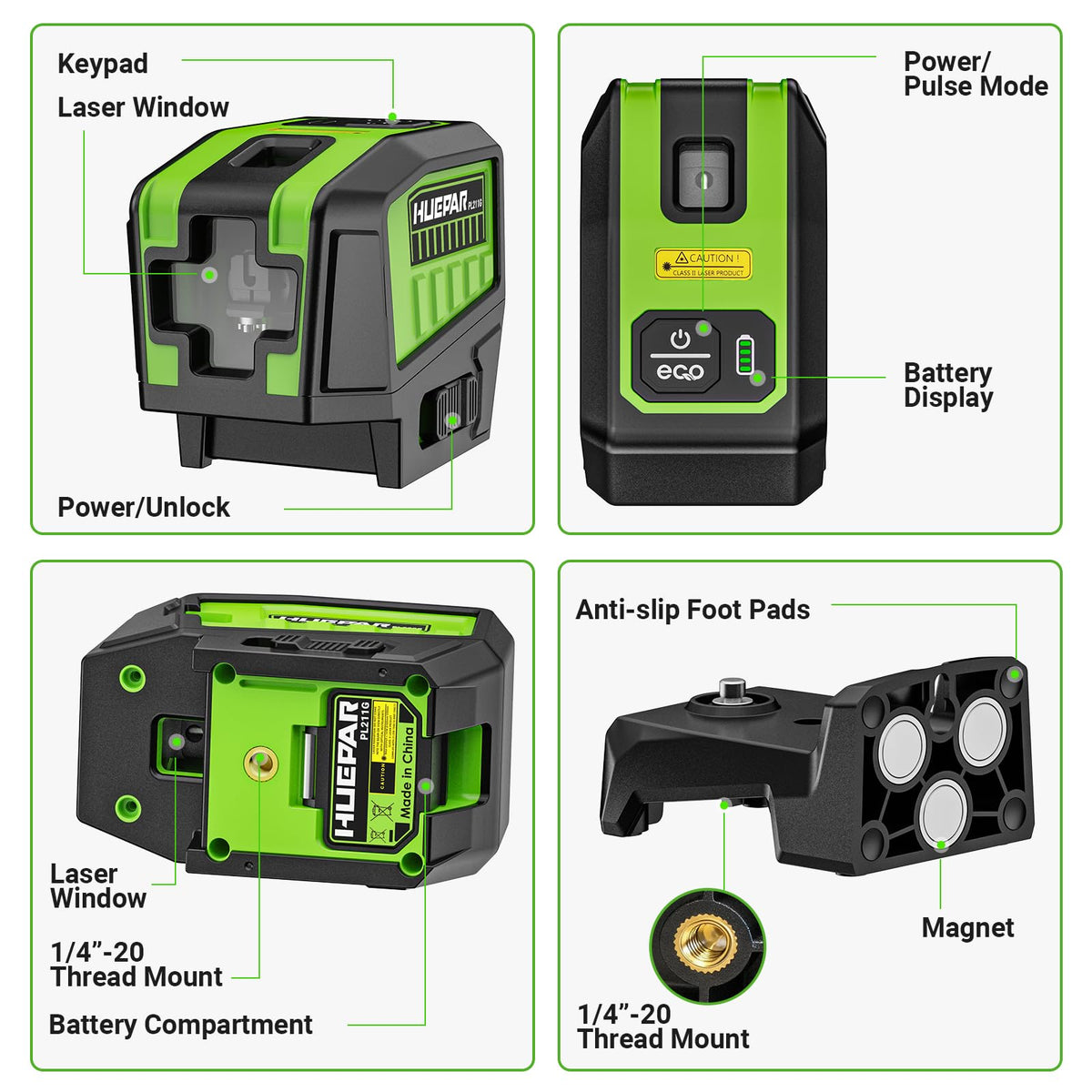 2 Point Cross Line Self Leveling Laser Alignment Tool I303432