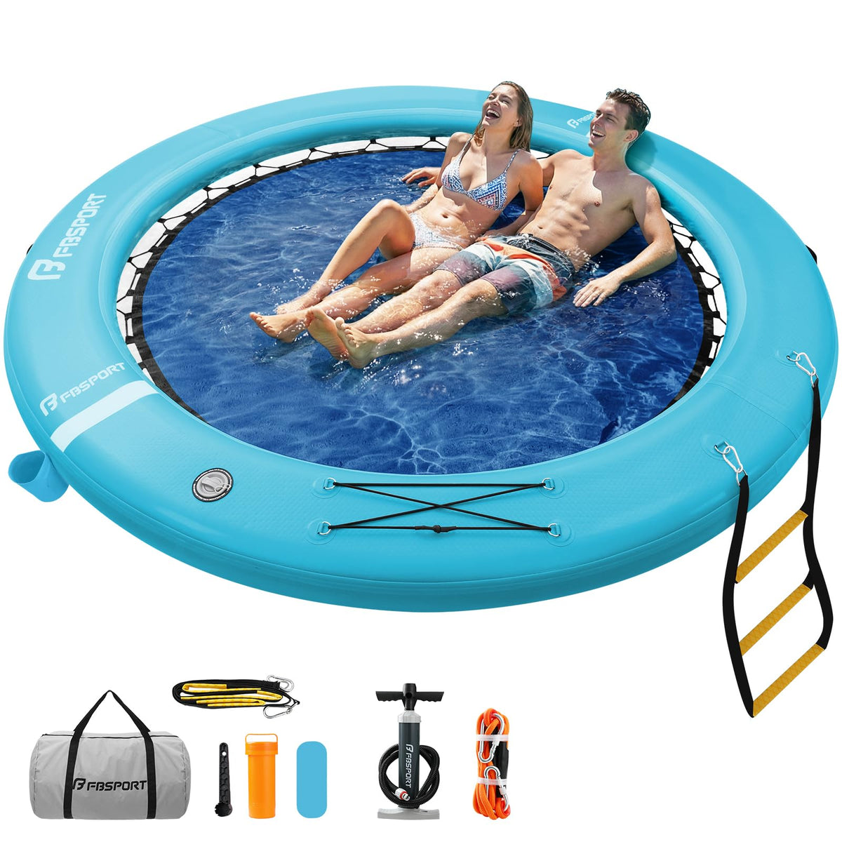 Inflatable Water Hammock Floating Ring O557