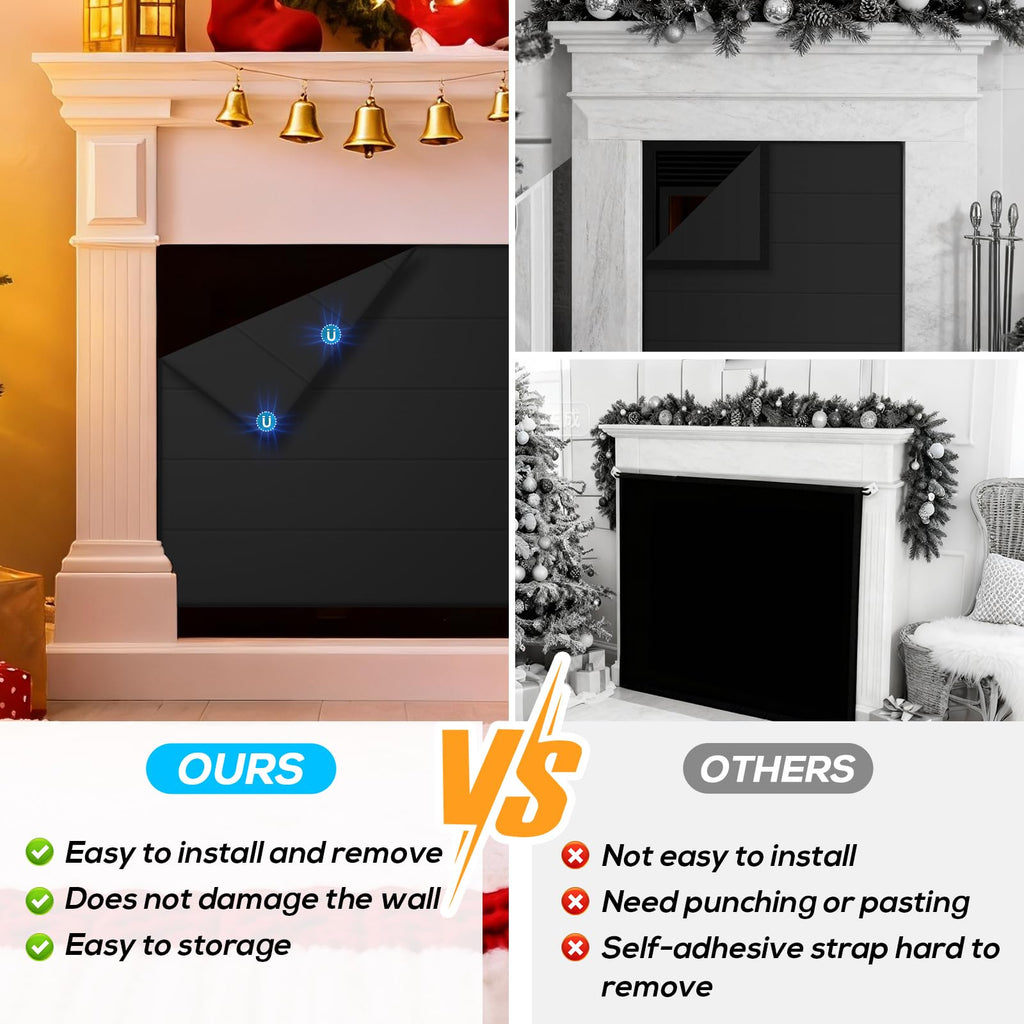 Magnetic Fireplace Cover 36x24 Inch U64549