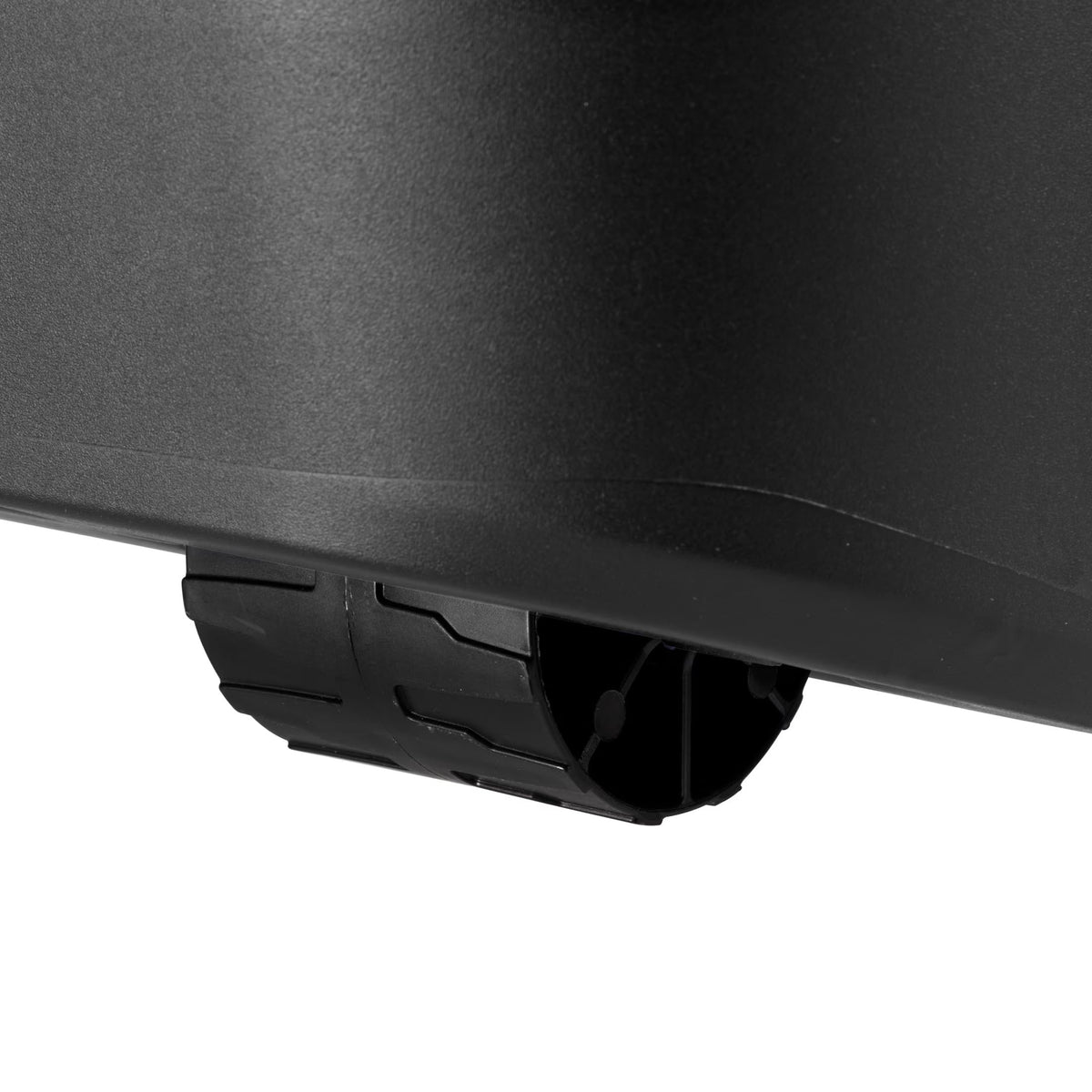 22 Gallon Black Wheeled Plastic Storage Trunk with Handle M453555