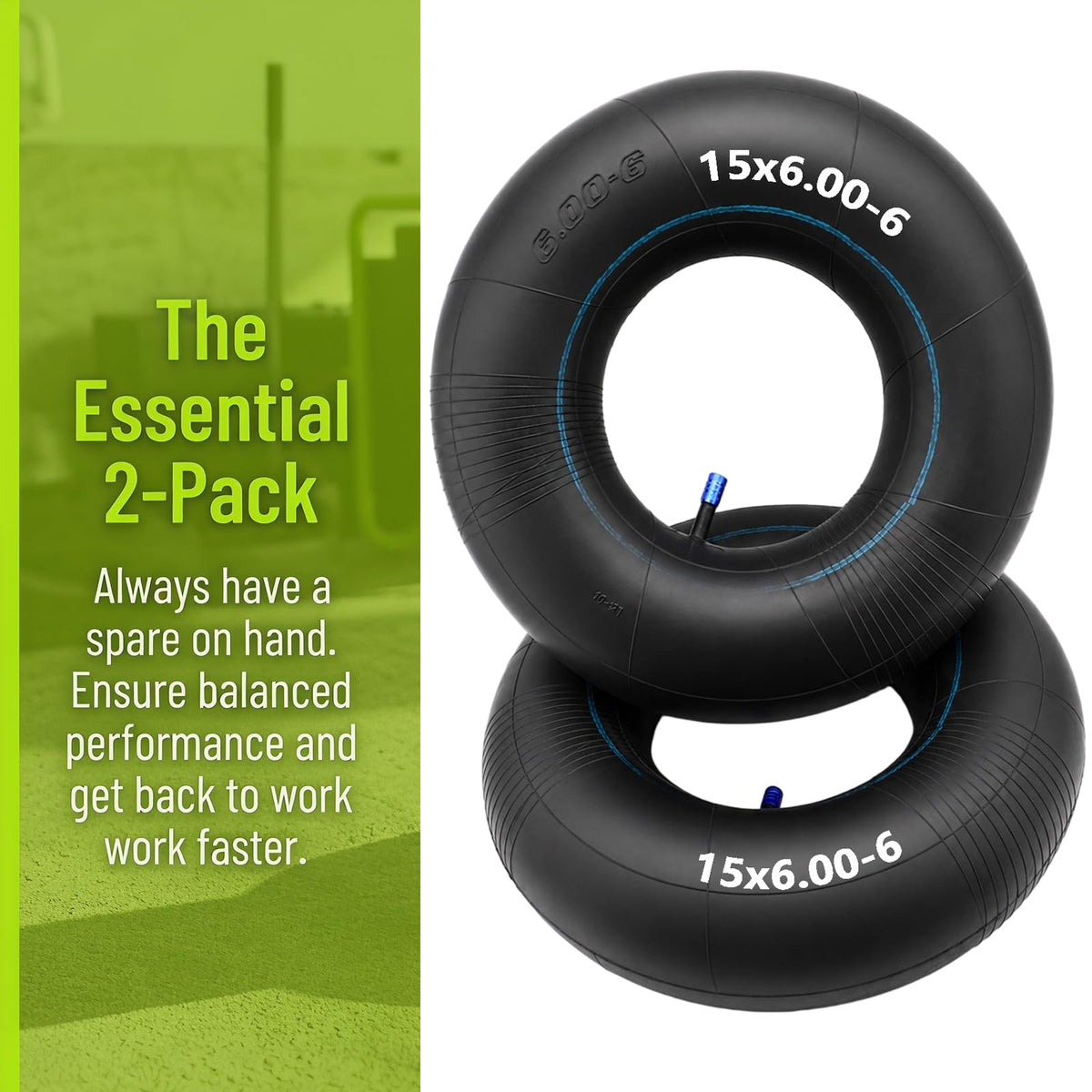 15x6.00-6 Inner Tube 2 Pack with TR-13 Valve U321262