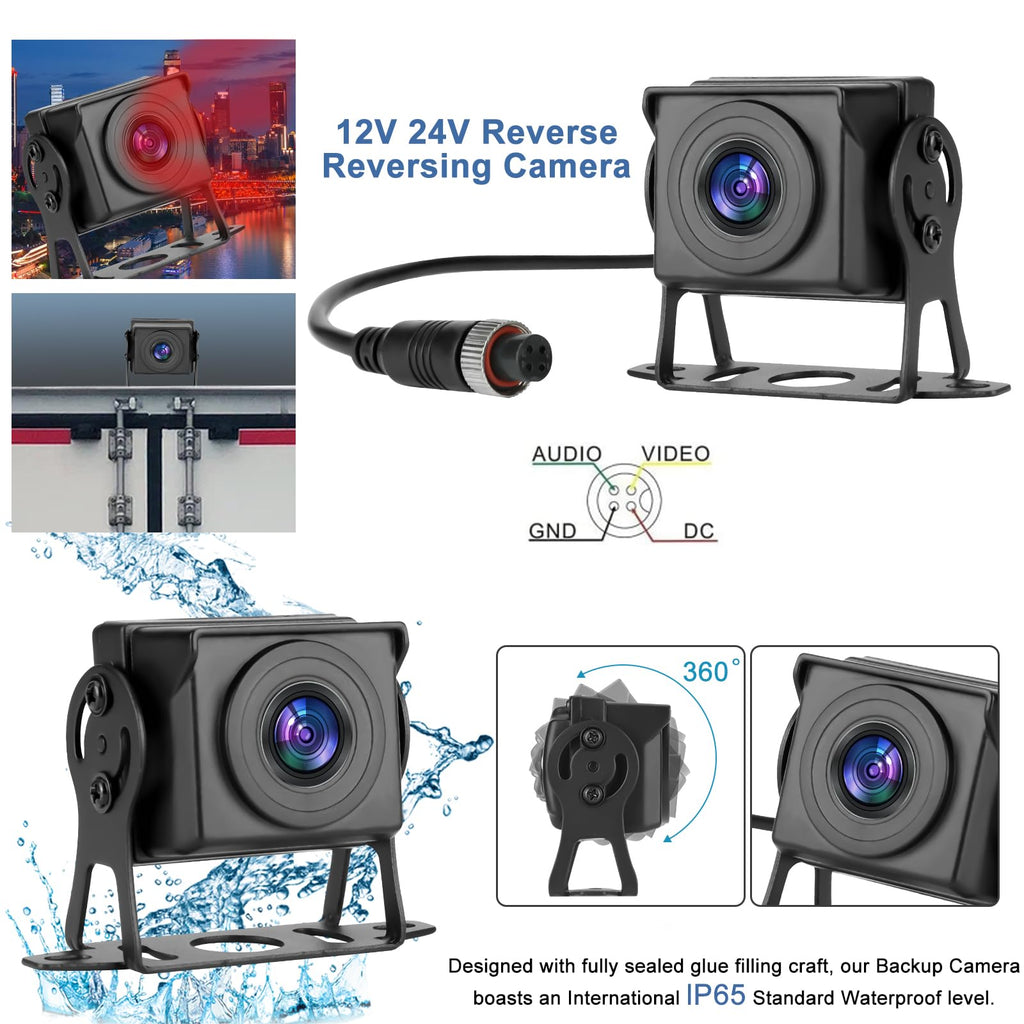 7 Inch Waterproof Wired Backup Camera System A409055