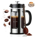 34oz Heat Resistant Glass Stainless Steel French Press Coffee Maker X60283