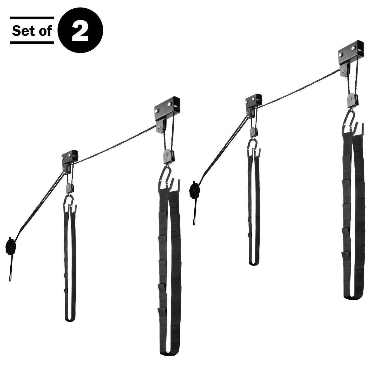 Kayak Hoist 2-Pack 125 lb Capacity Pulley System N7867