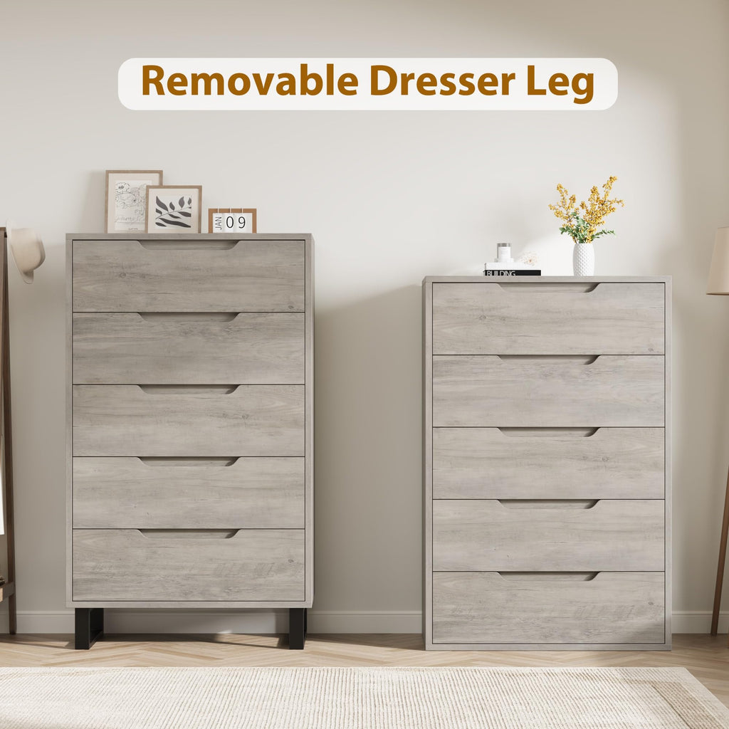 5 Drawer Vertical Dresser with Storage Z5933