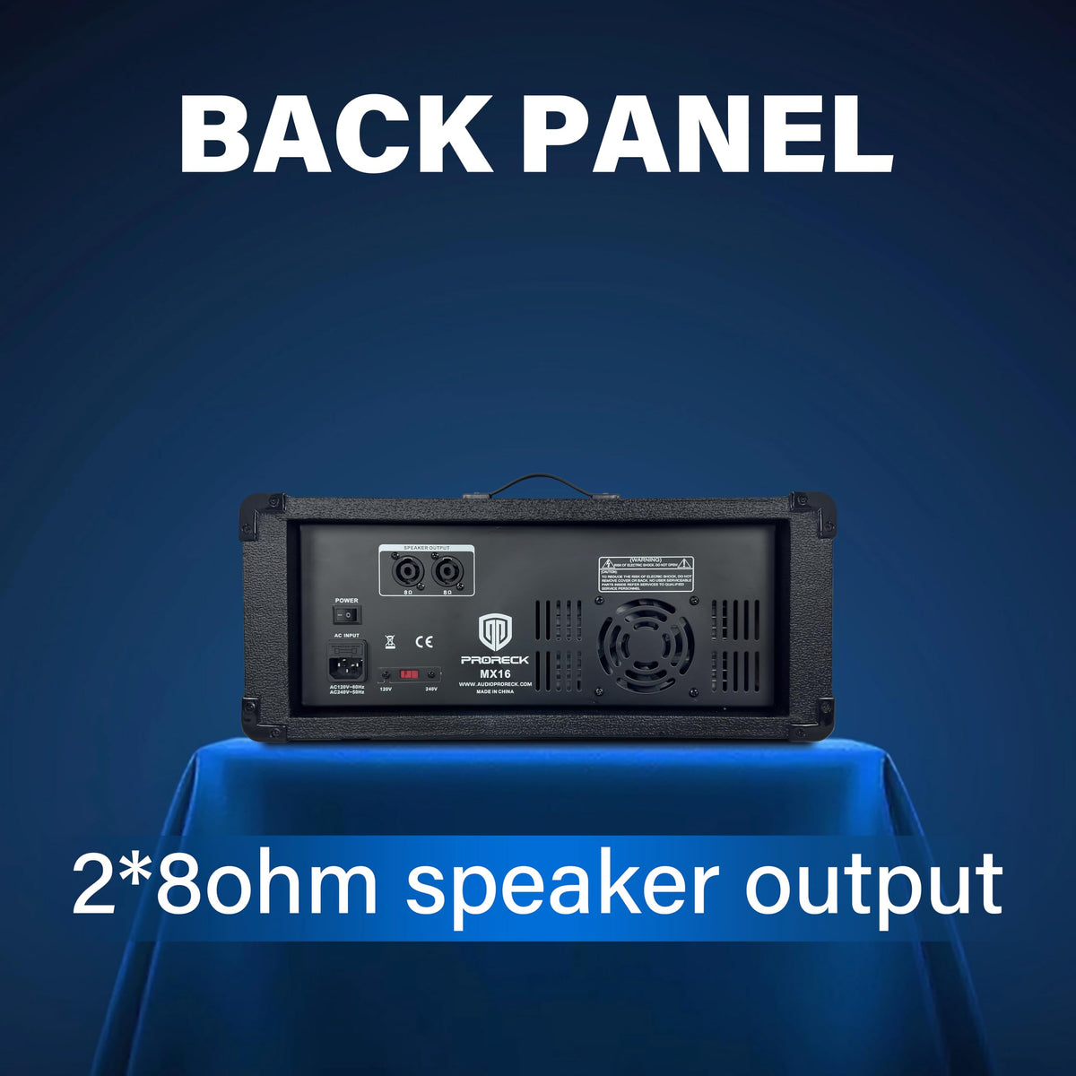 2000W Bluetooth PA Speaker System with 6-Channel Powered Mixer Z253311