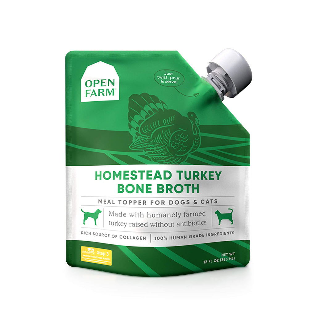 Bone Broth Food Topper for Dogs and Cats 12oz U65080