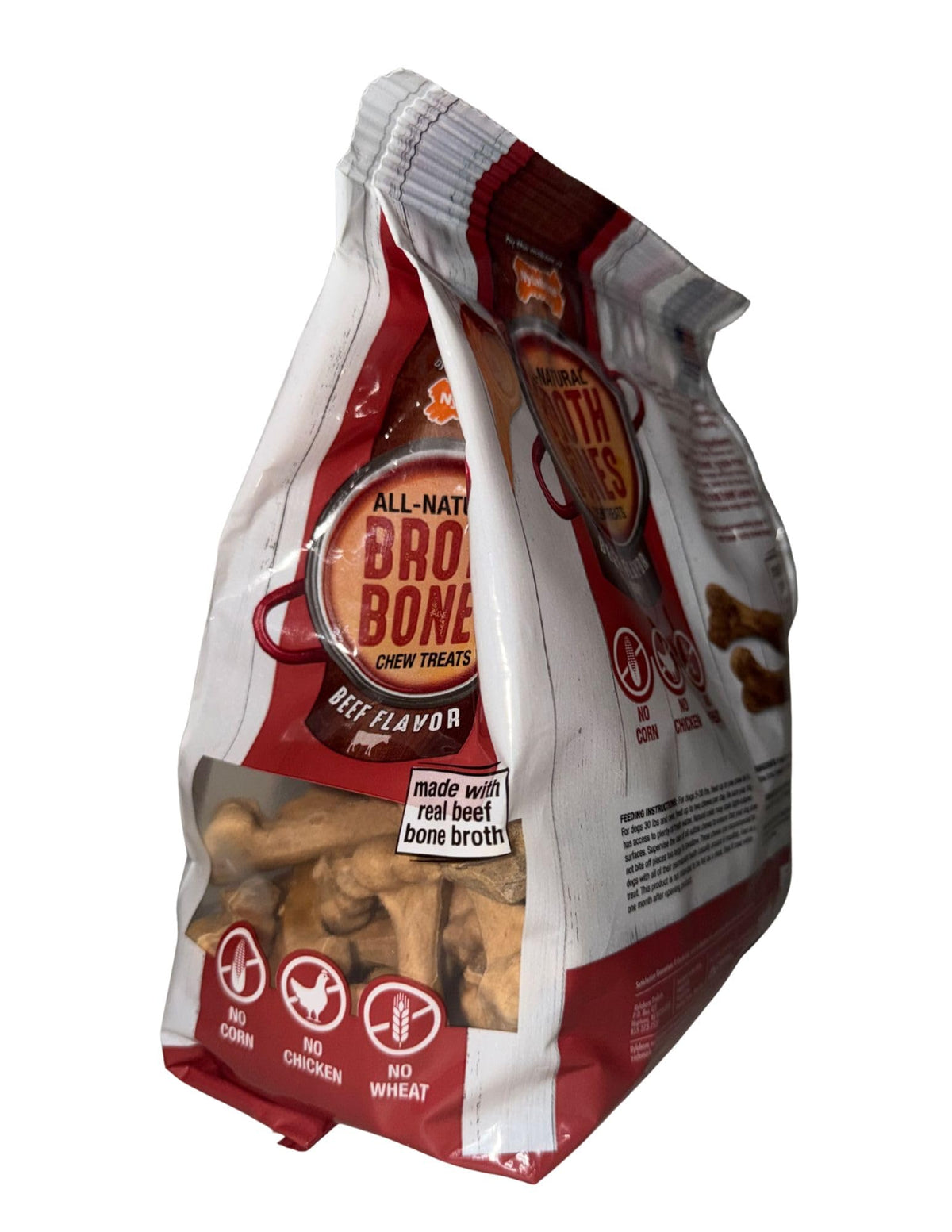 Beef Broth Bones Dog Treats 60 Count 2.6 Lb T93932