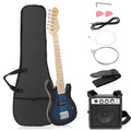 30 Inch Blue Electric Guitar Kit with Amplifier D689