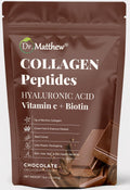 Chocolate Collagen Peptides Powder with Hyaluronic Acid and Vitamin C S256