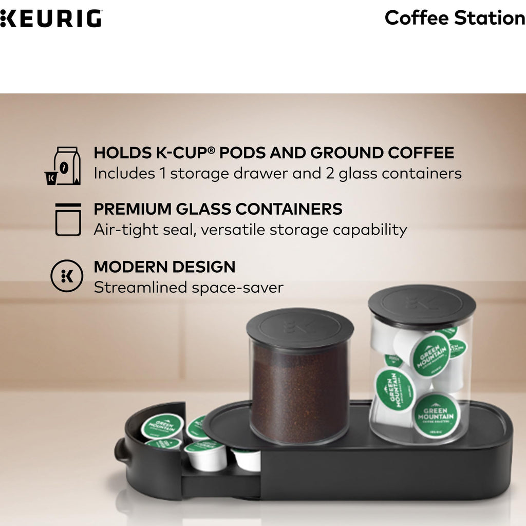 Black Coffee Storage Unit K5355