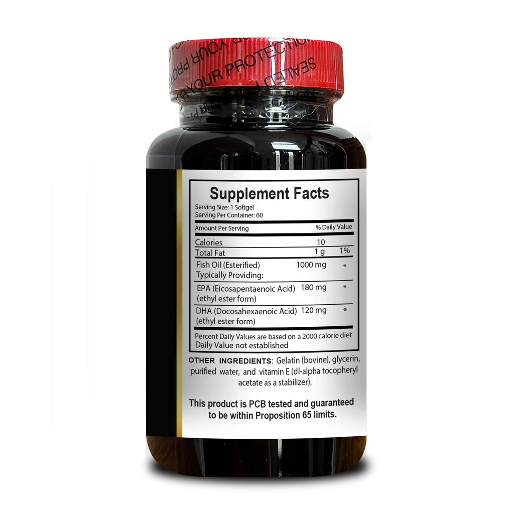 Omega-3 Salmon Oil 1000mg 60 Capsules J36740
