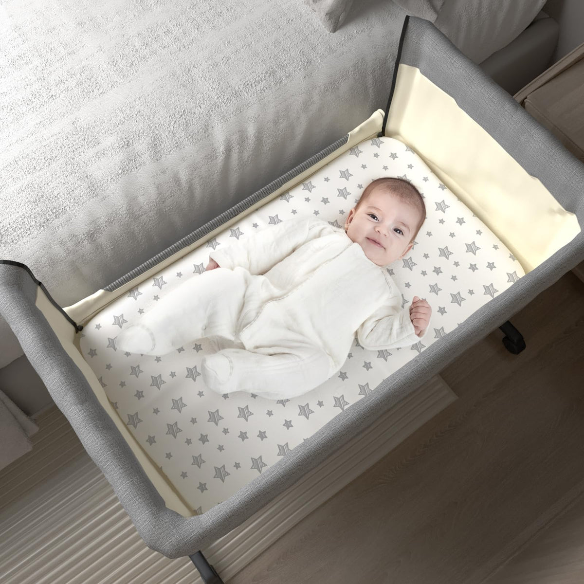 Pink 4 Pack Bassinet Sheets O4118