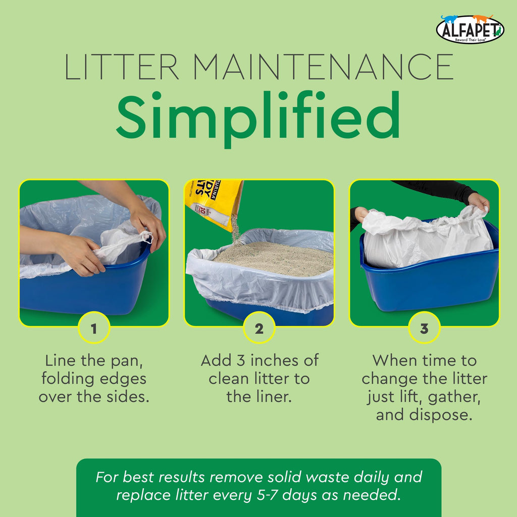 Heavy Duty 52 Pack Litter Box Liners B750