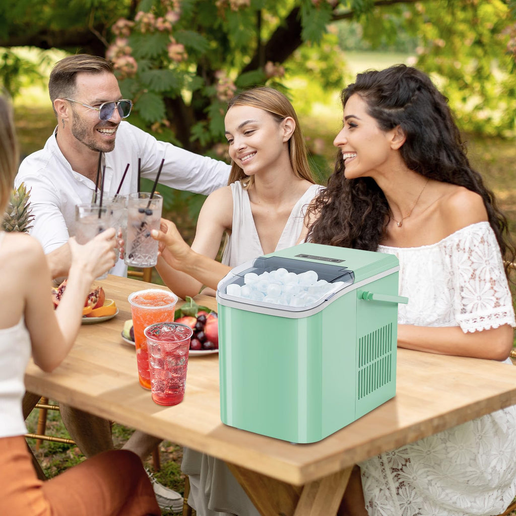 Portable Ice Maker Machine with Handle J16659