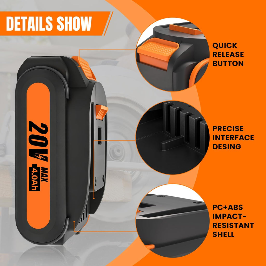 20V 4.0Ah Battery F41649