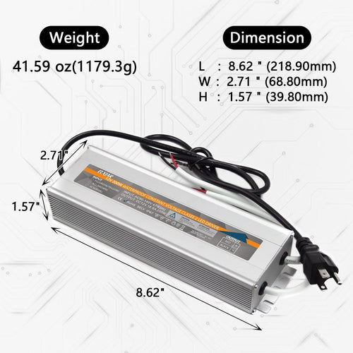 200W 12V IP67 LED Power Supply Driver X739191