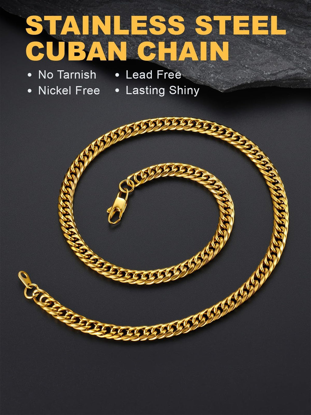 Cuban Link Chain Necklace F319256