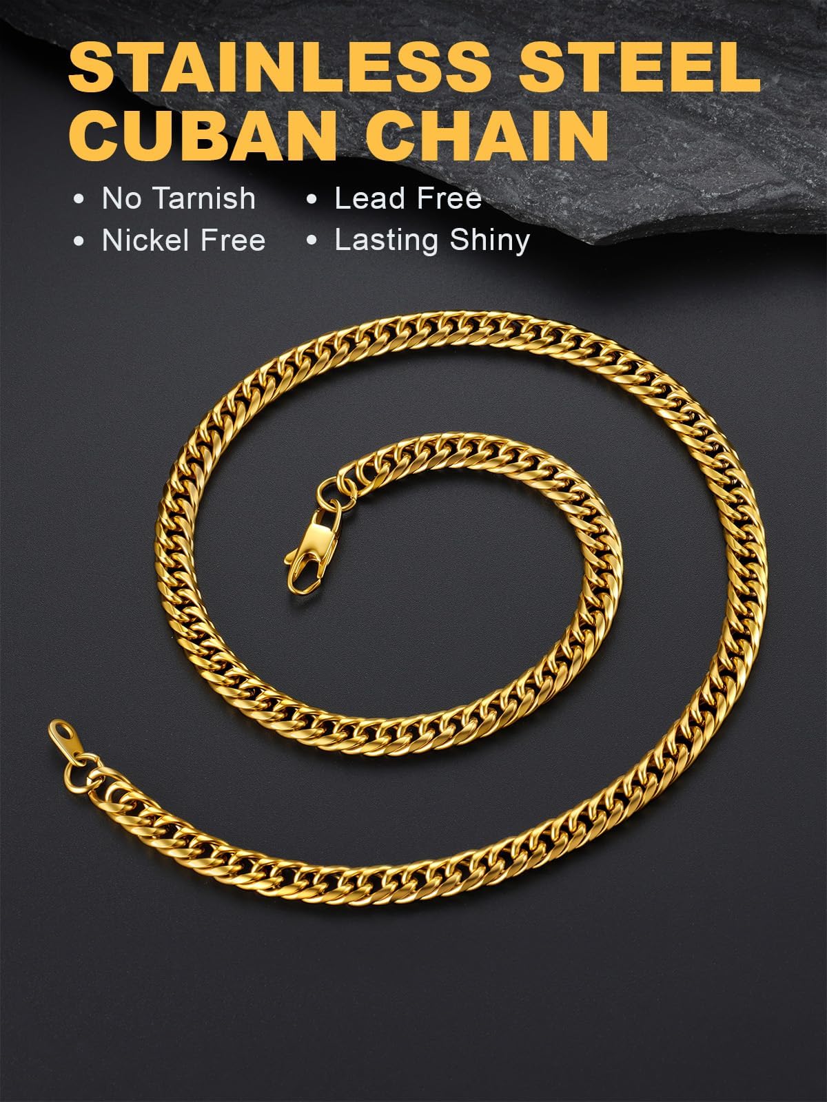 Cuban Link Chain Necklace F319256