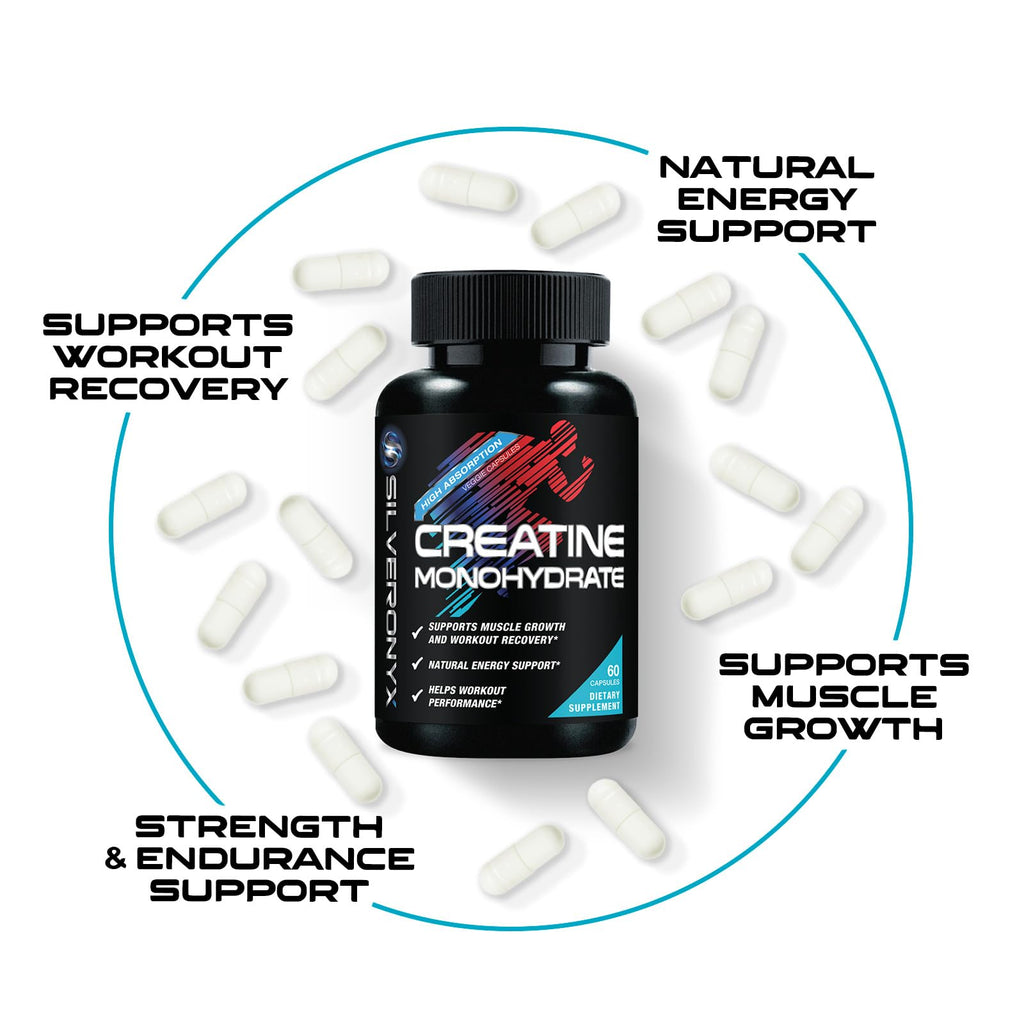 Micronized Creatine Monohydrate 3000mg 60 Capsules G31349