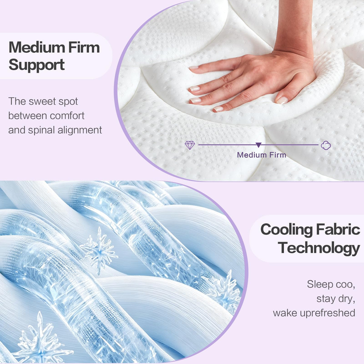 Queen 12 Inch Hybrid Mattress C674994