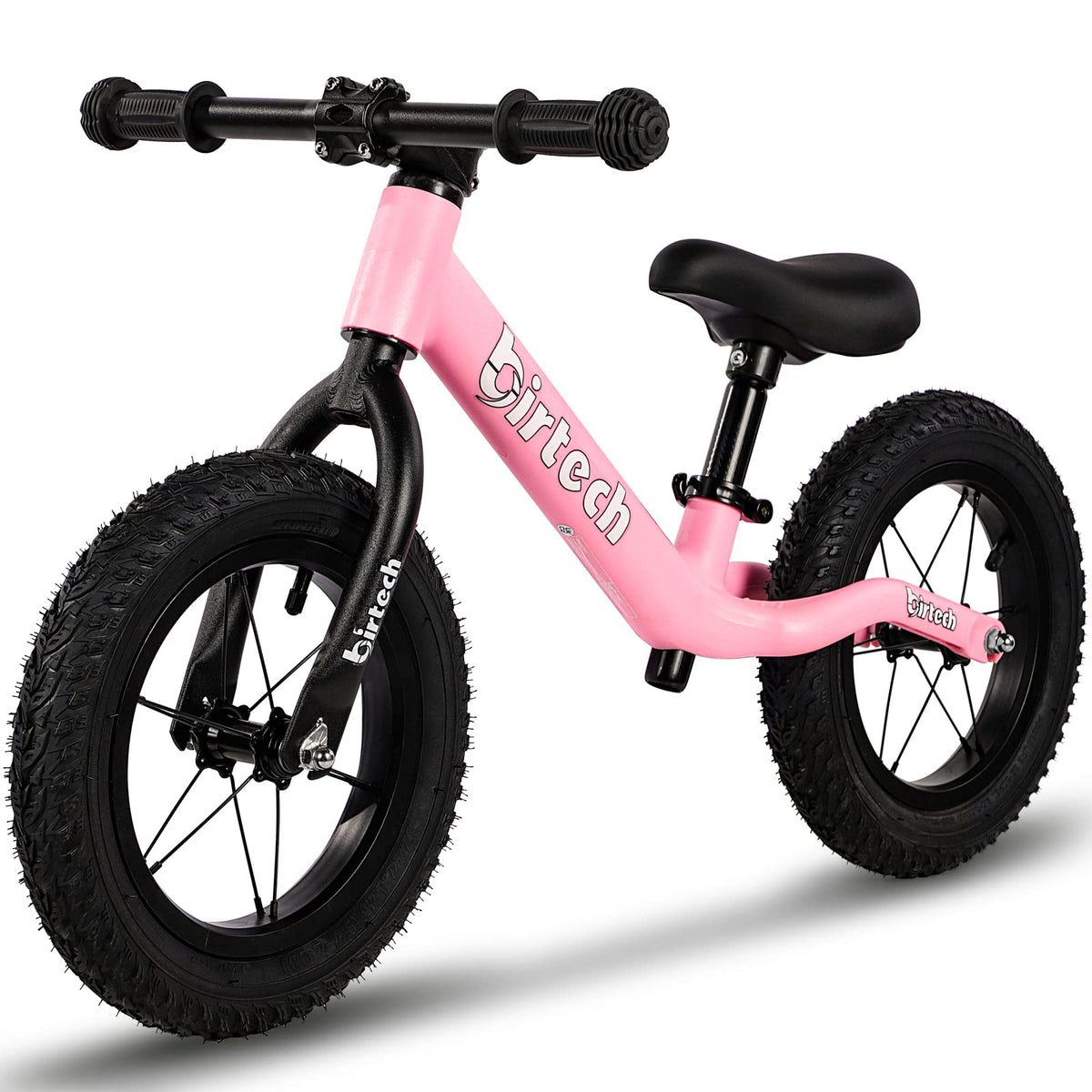 12" No Pedal Balance Bike with Inflatable Rubber Tires N1305