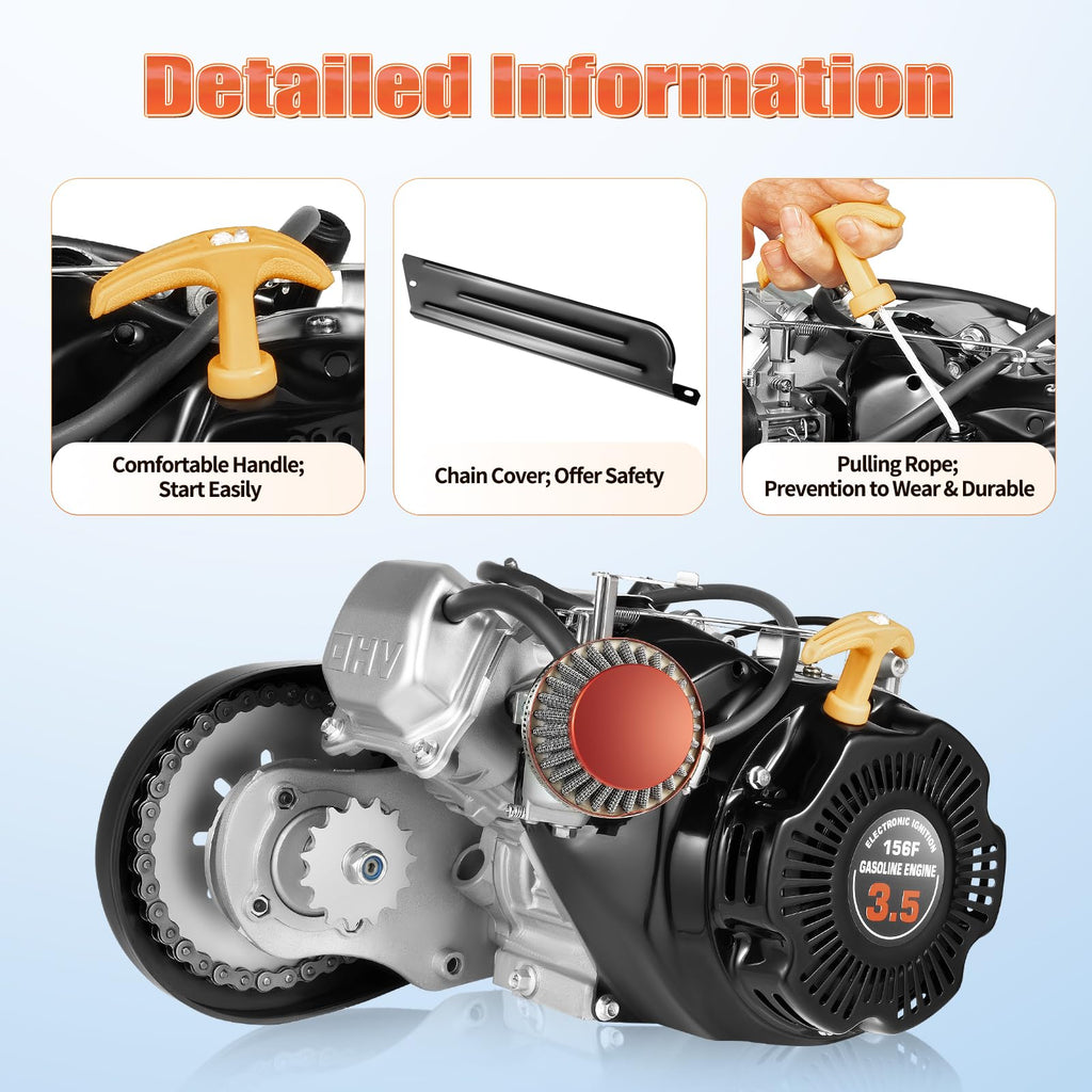 100CC 2-Stroke Gas Motorized Bike Conversion Kit H534035
