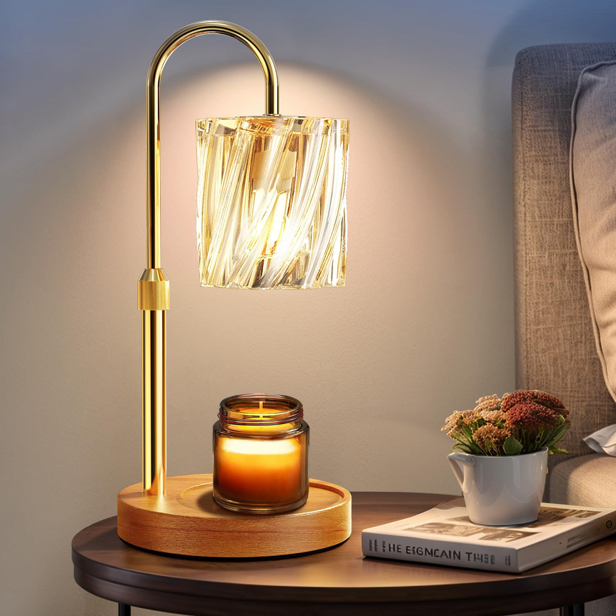 Candle Warmer Lamp with Timer Dimmer W43229