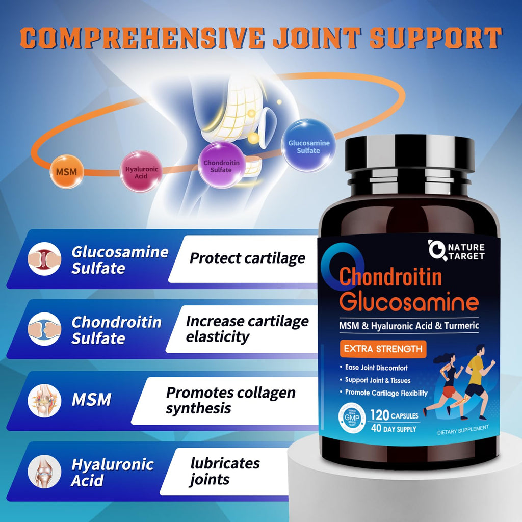 Probiotics with Glucosamine Chondroitin MSM Joint Support Supplement H6447