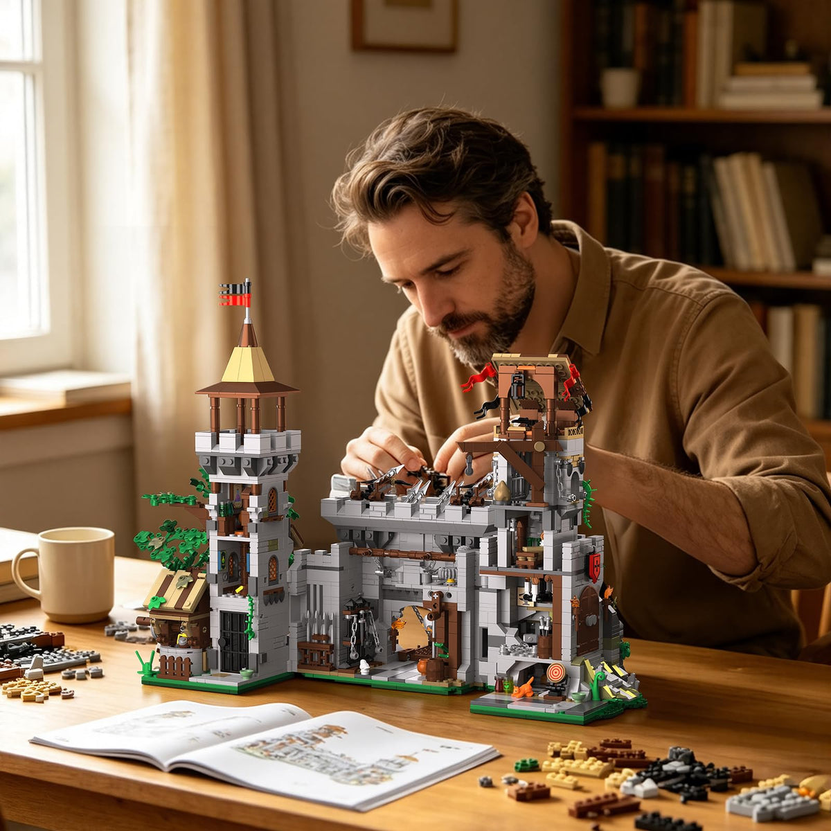Building Set, 2 in 1 Architecture Model Kit C164017