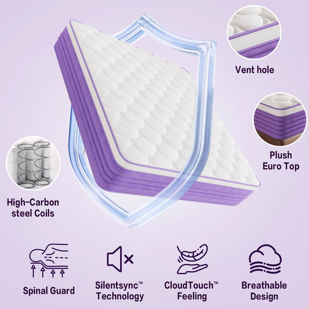 Queen 12 Inch Hybrid Mattress C674994