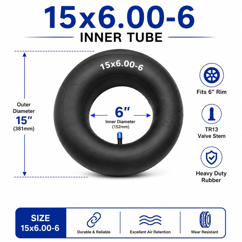 15x6.00-6 Inner Tube 2 Pack with TR-13 Valve U321262