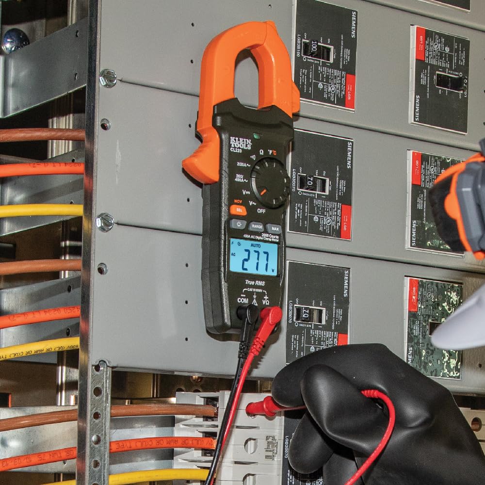 Digital Clamp Meter, Auto-Ranging 400 Amp AC U623