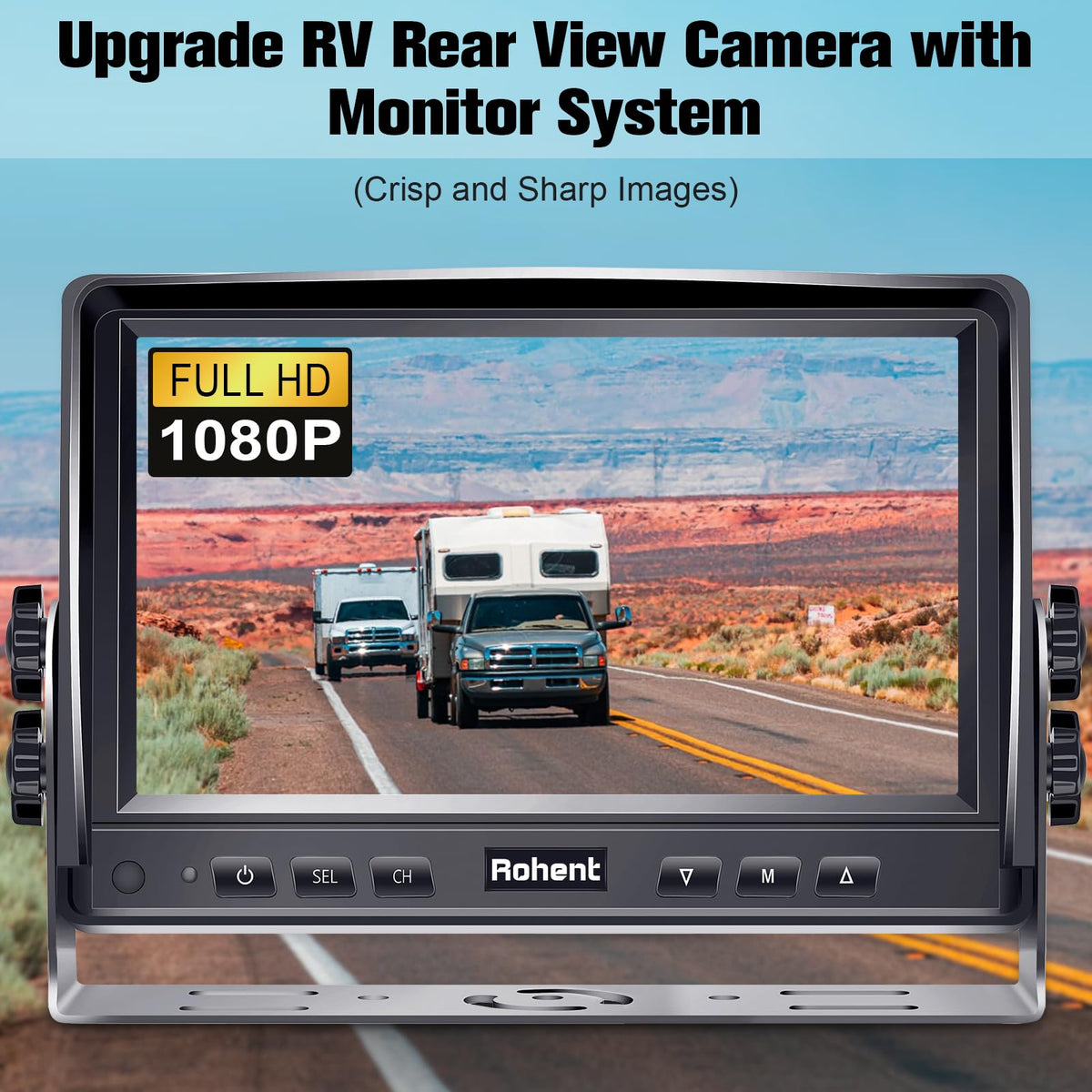 7" Split Screen Dual Backup Camera System U99658