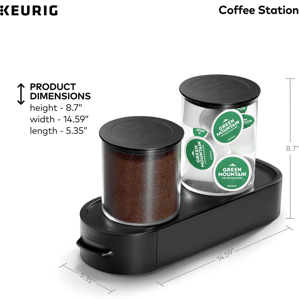 Black Coffee Storage Unit K5355
