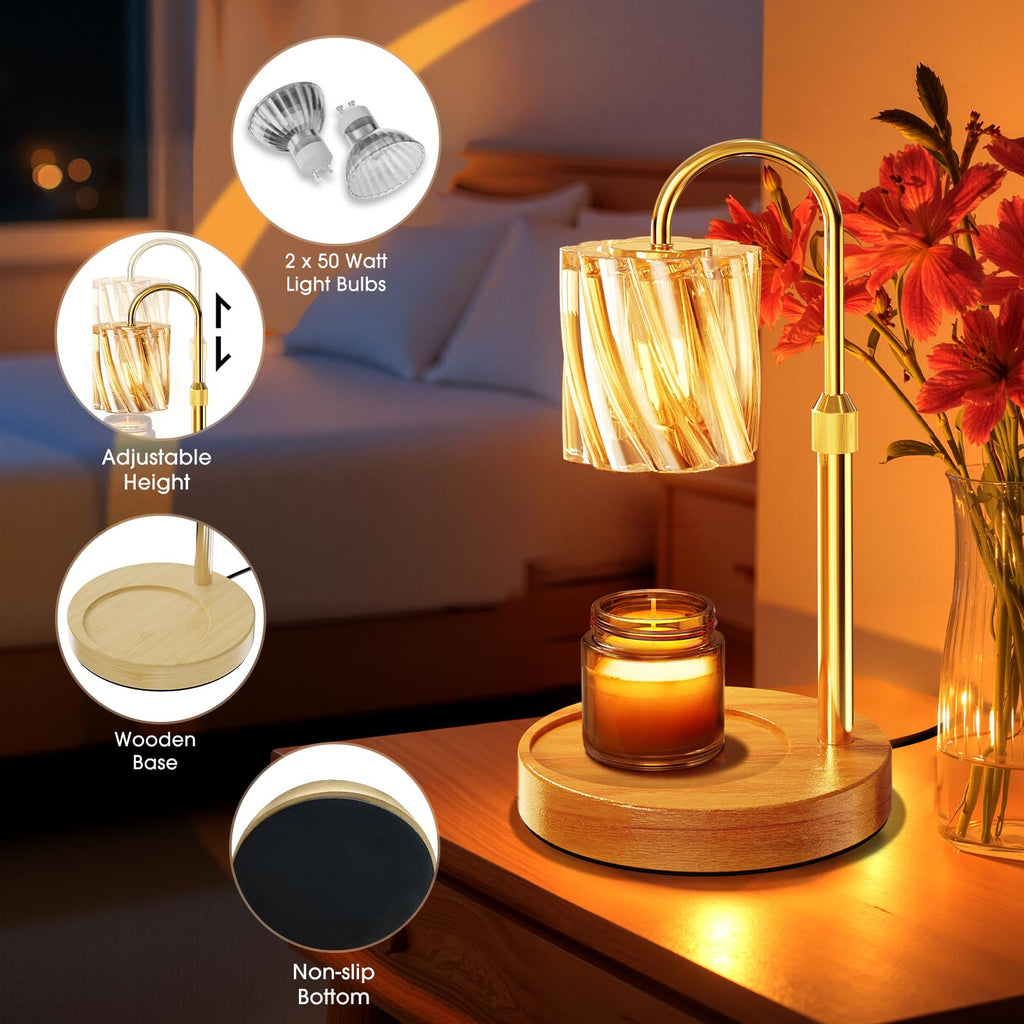 Candle Warmer Lamp with Timer Dimmer W43229