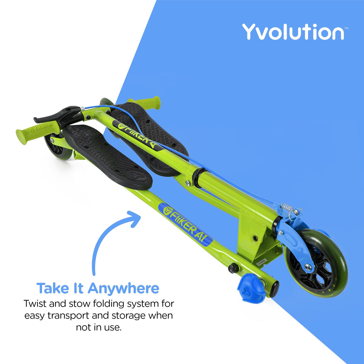 3-Wheel Wiggle Scooter with Hand Brake H731