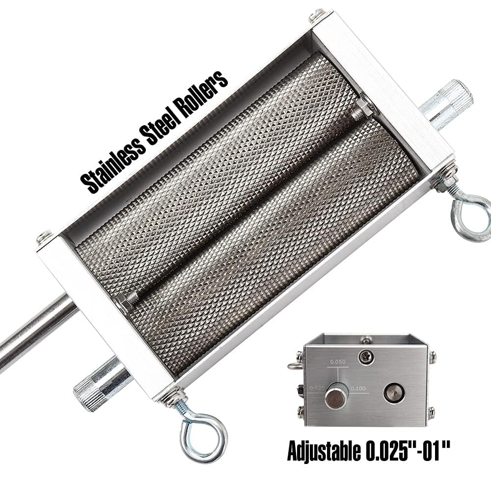 2 Roller Stainless Steel Grain Mill L9094