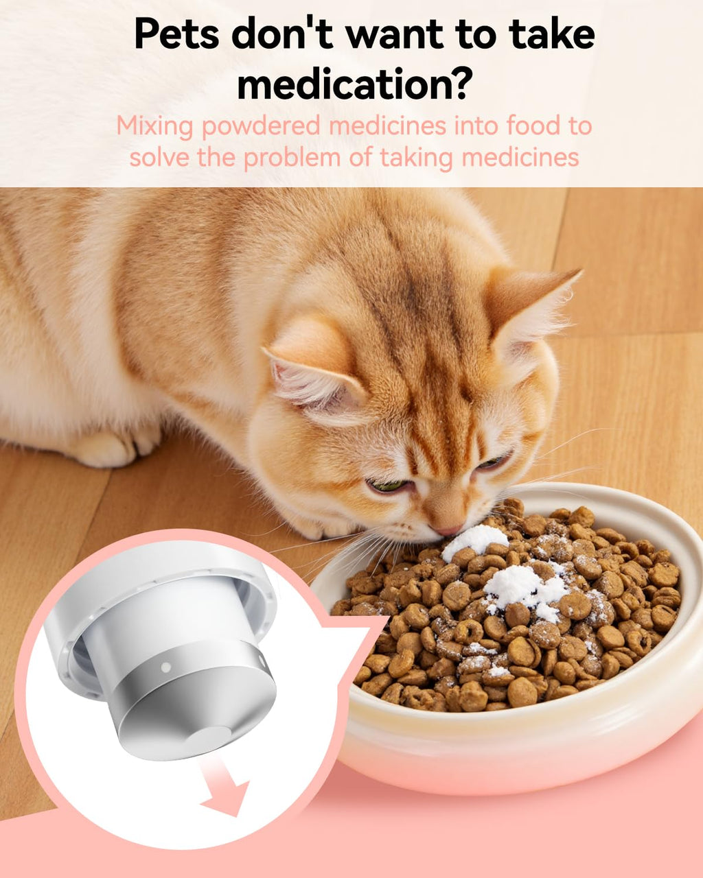 Pink 3-in-1 Pill Crusher E99504