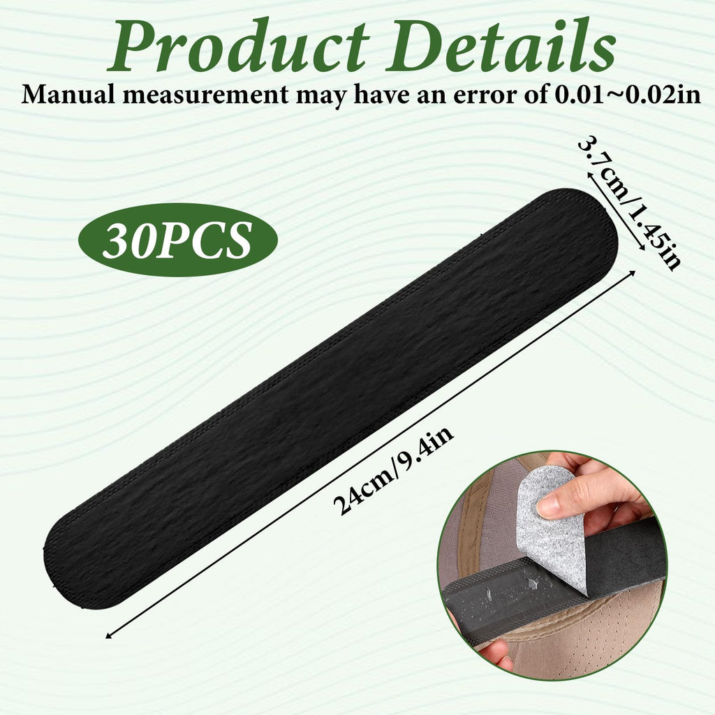 30 Pcs Disposable Hat Sweat Liner Sweatband Inserts J95019