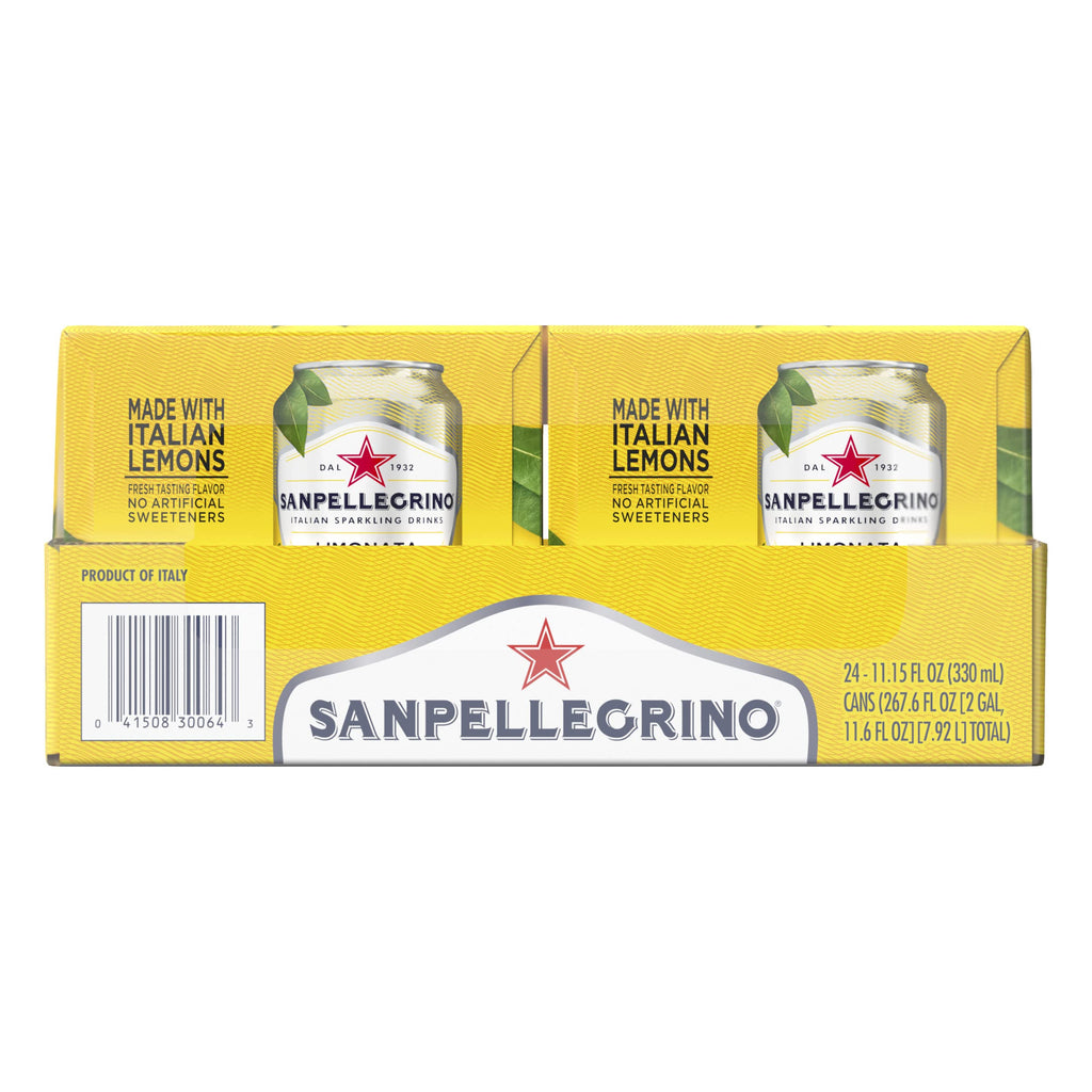 Italian Sparkling Lemon Beverage 24 Pack of 11.15 Fl Oz Cans C328704