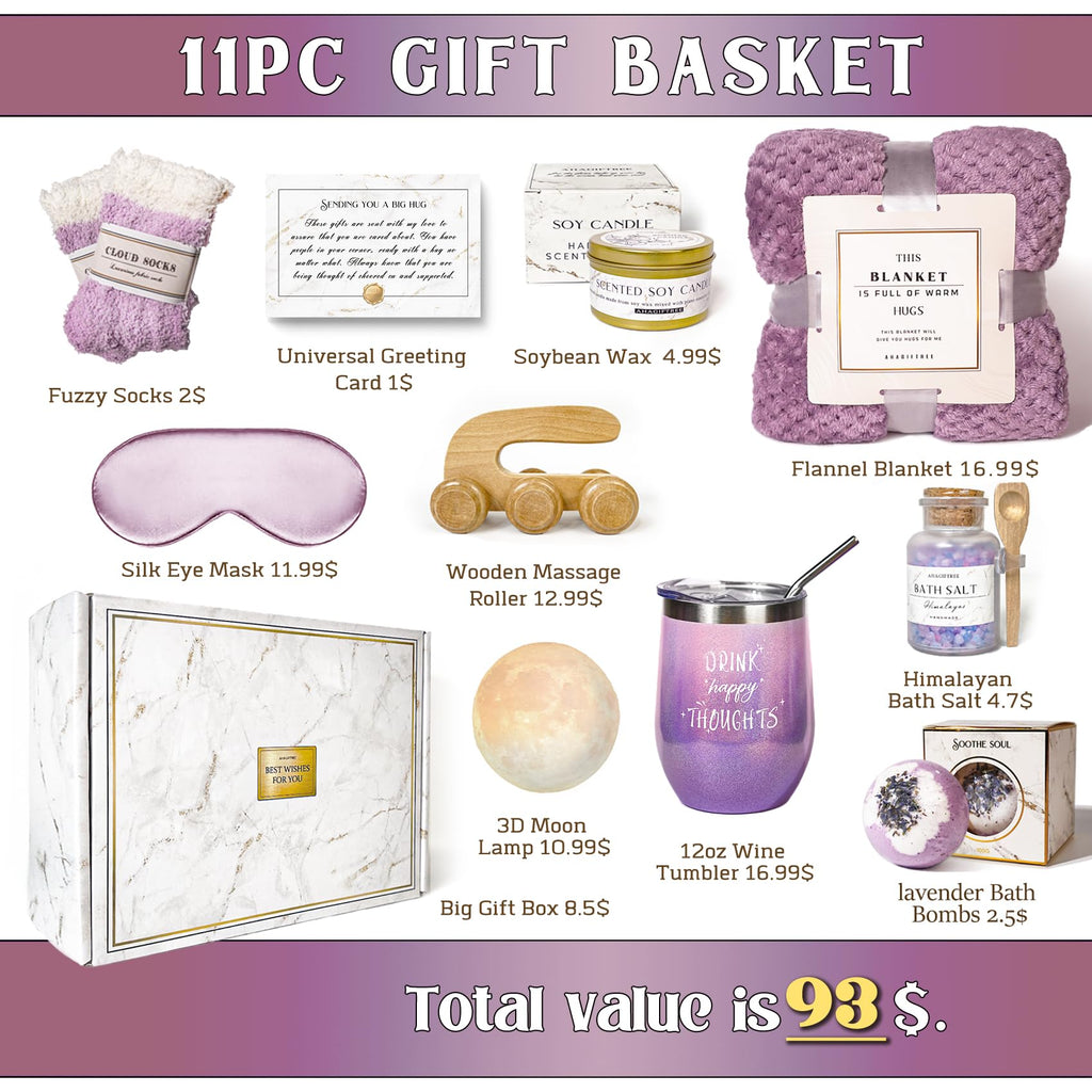 11 Pc Gift Baskets F707